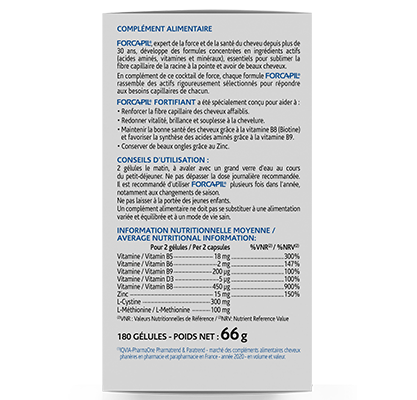 Forcapil® Fortifier FR - 180 CAPS