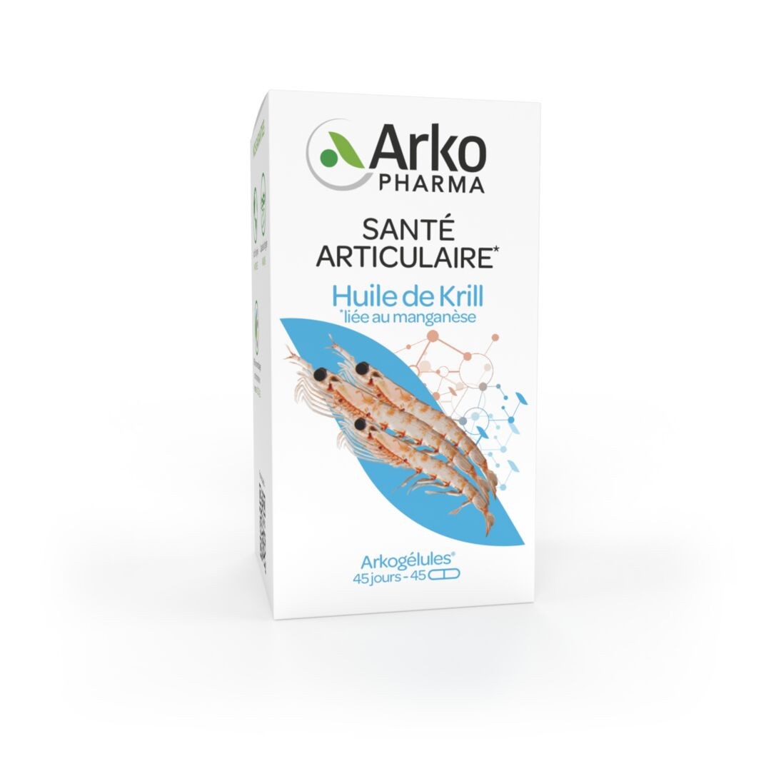 Arkogélules Huile De Krill et Manganèse